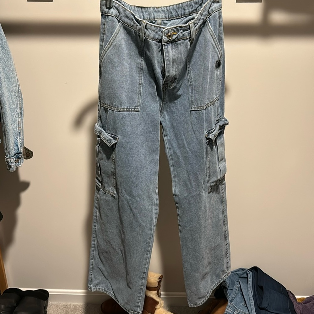 SHEIN Large cargo jeans
